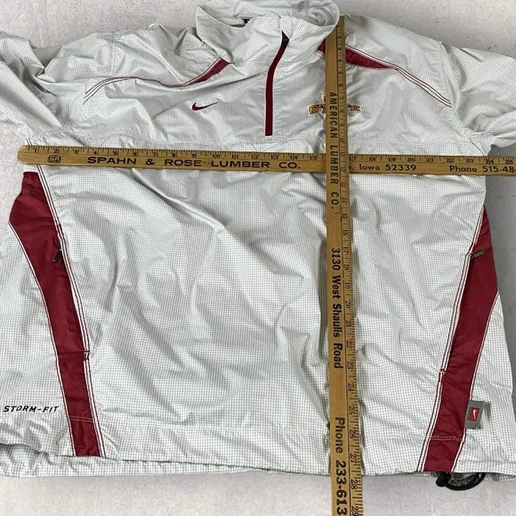 Nike Golf Jacket Men’s Medium Iowa State Cyclones Storm Fit 1/4 Zip T287 - Picture 9 of 15